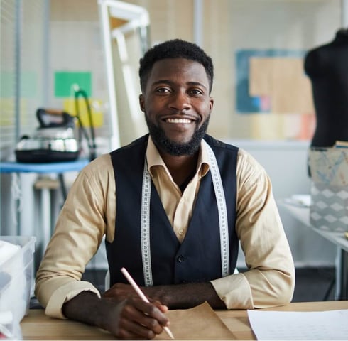 A motivated business owner A motivated business owner