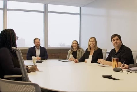 A team meeting A team meeting