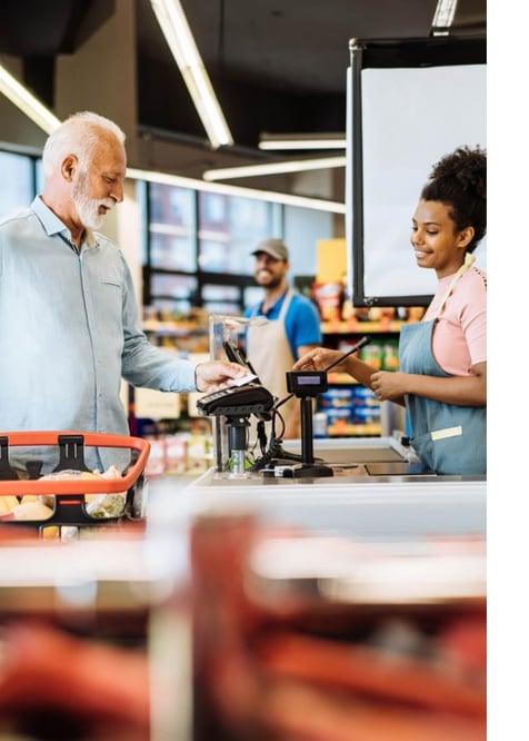 Purchasing groceries with a Concora Credit Card Purchasing groceries with a Concora Credit Card