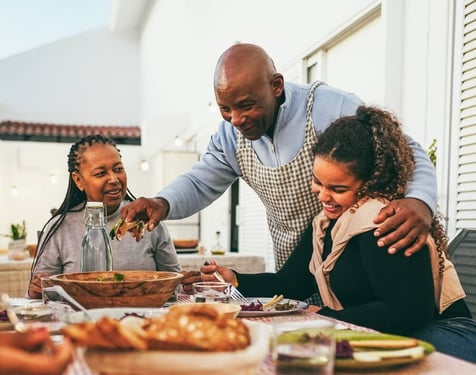 A family enjoying quality time together